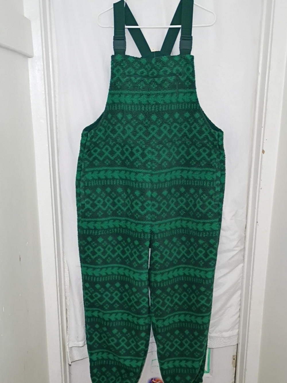 Duluth Trading Co Green Patterned Kids One-Piece Overalls